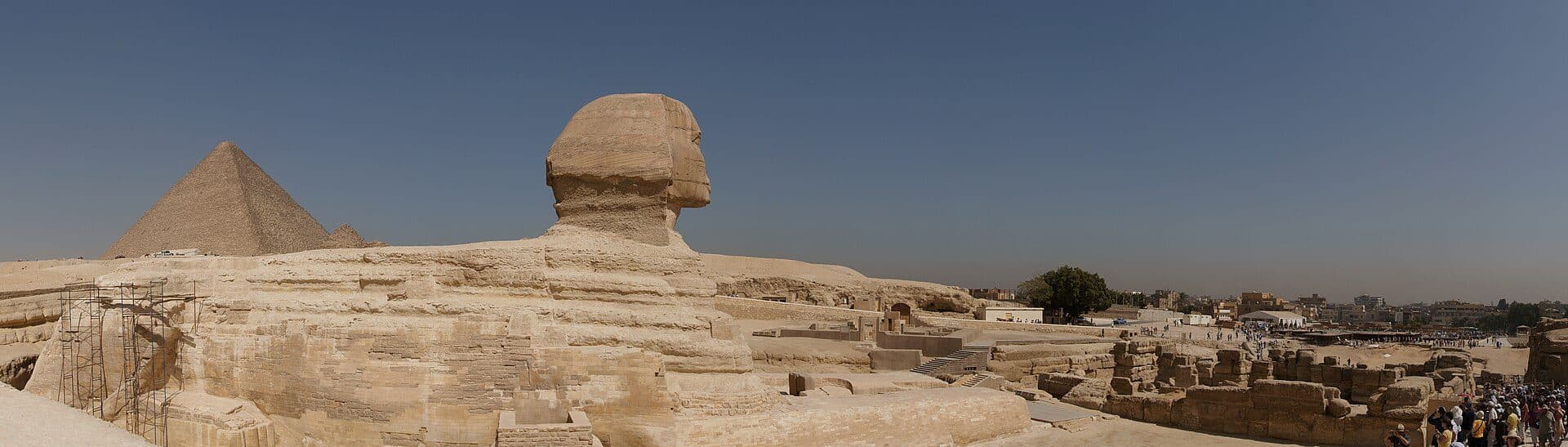 Sunrise over the pyramids of Giza